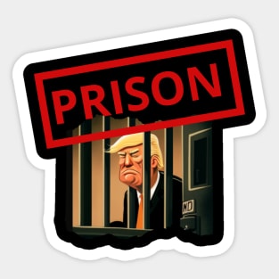 Donald Trump arrested Sticker